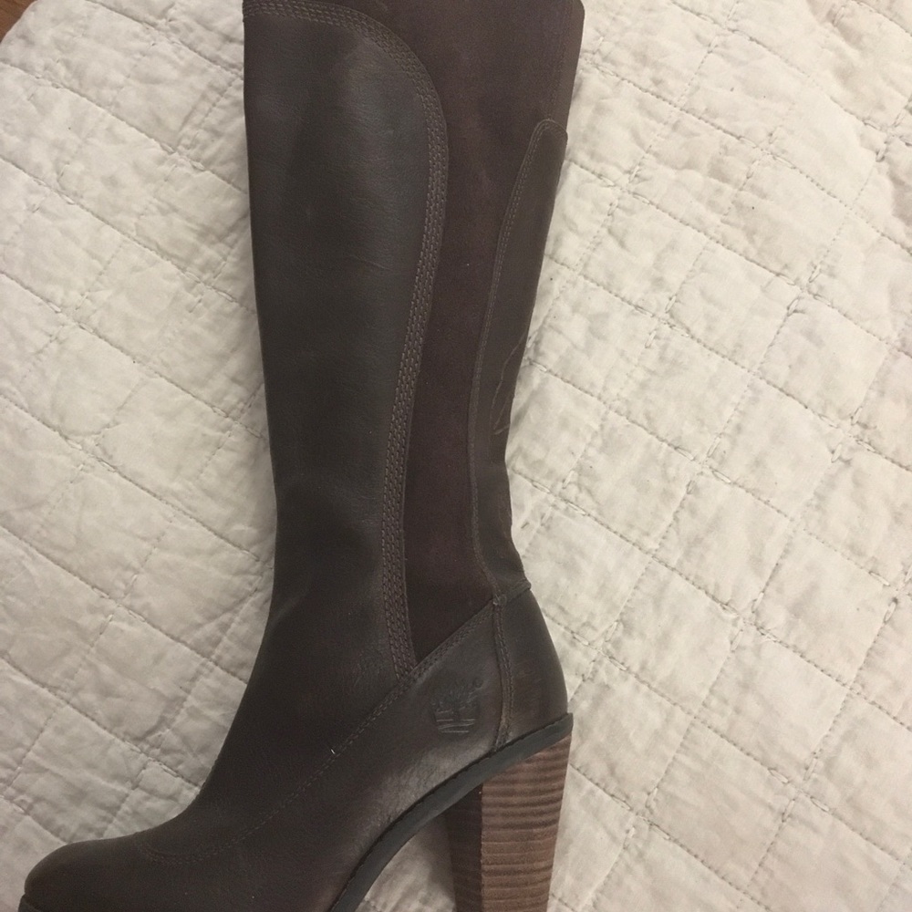 Leather boots